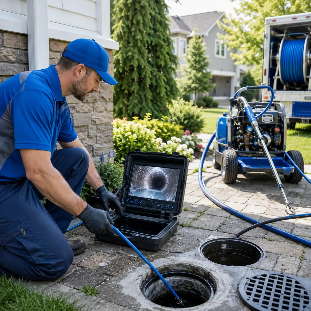 Outdoor drain cleaning professionals serving Joy, IL