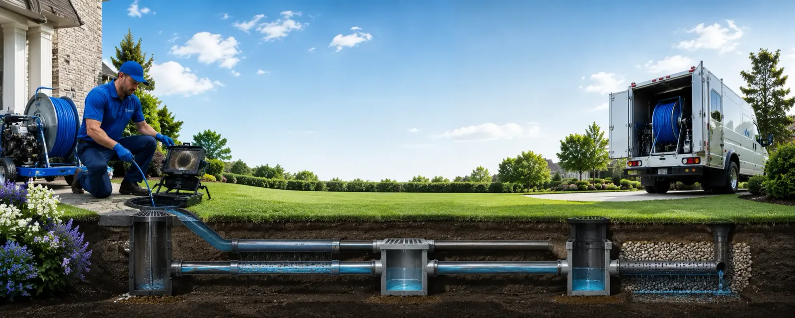 Outdoor drain cleaning information for Joy, IL
